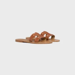 Hot TRIOMPHE MULE in CALFSKIN Women Sandals