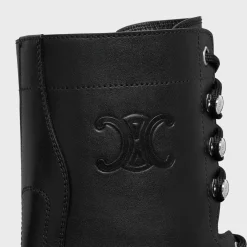 Discount TRIOMPHE RANGERS MID LACE-UP BOOT in SHINY BULL Women Boots And Ankle Boots