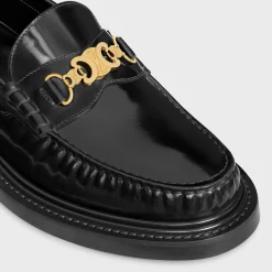 Outlet UNIVERSITÉ TRIOMPHE CHAIN LOAFFER in POLISHED BULL Women Loafers And Flats