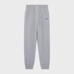 Outlet -EMBROIDERED TRACK PANTS IN COTTON Pants And Shorts
