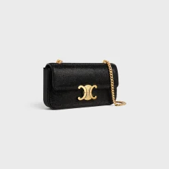Best CHAIN SHOULDER BAG CLAUDE in SUEDE CALFSKIN WITH STRASS Women More Lines·Claude | Categories·Shoulder Bags