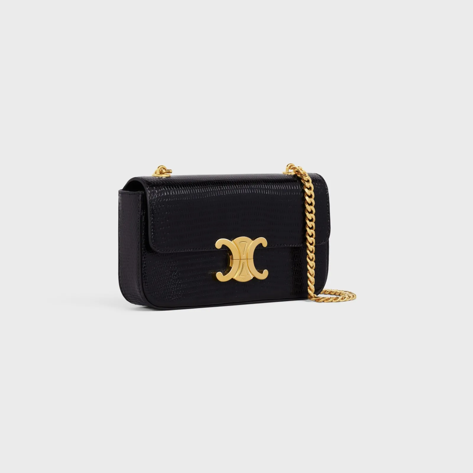 Hot CHAIN SHOULDER BAG CLAUDE in Lizard Women More Lines·Claude | Categories·Shoulder Bags