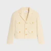 Clearance chasseur jacket in mohair wool tweed Women Jackets