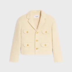 Clearance chasseur jacket in mohair wool tweed Women Jackets