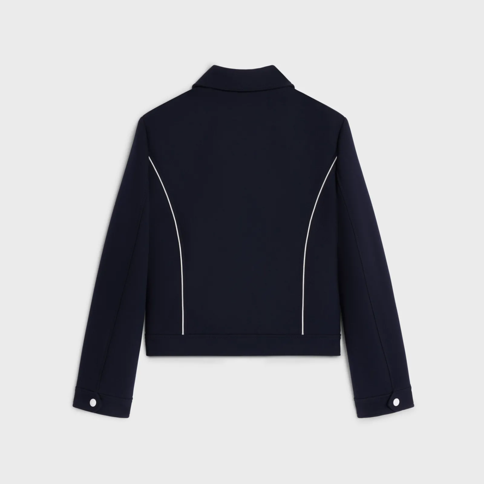 Outlet chelsea blouson jacket in gauffered double wool Women Jackets