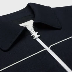 Outlet chelsea blouson jacket in gauffered double wool Women Jackets
