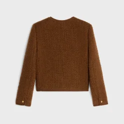 Clearance chelsea jacket in mohair wool tweed Women Jackets