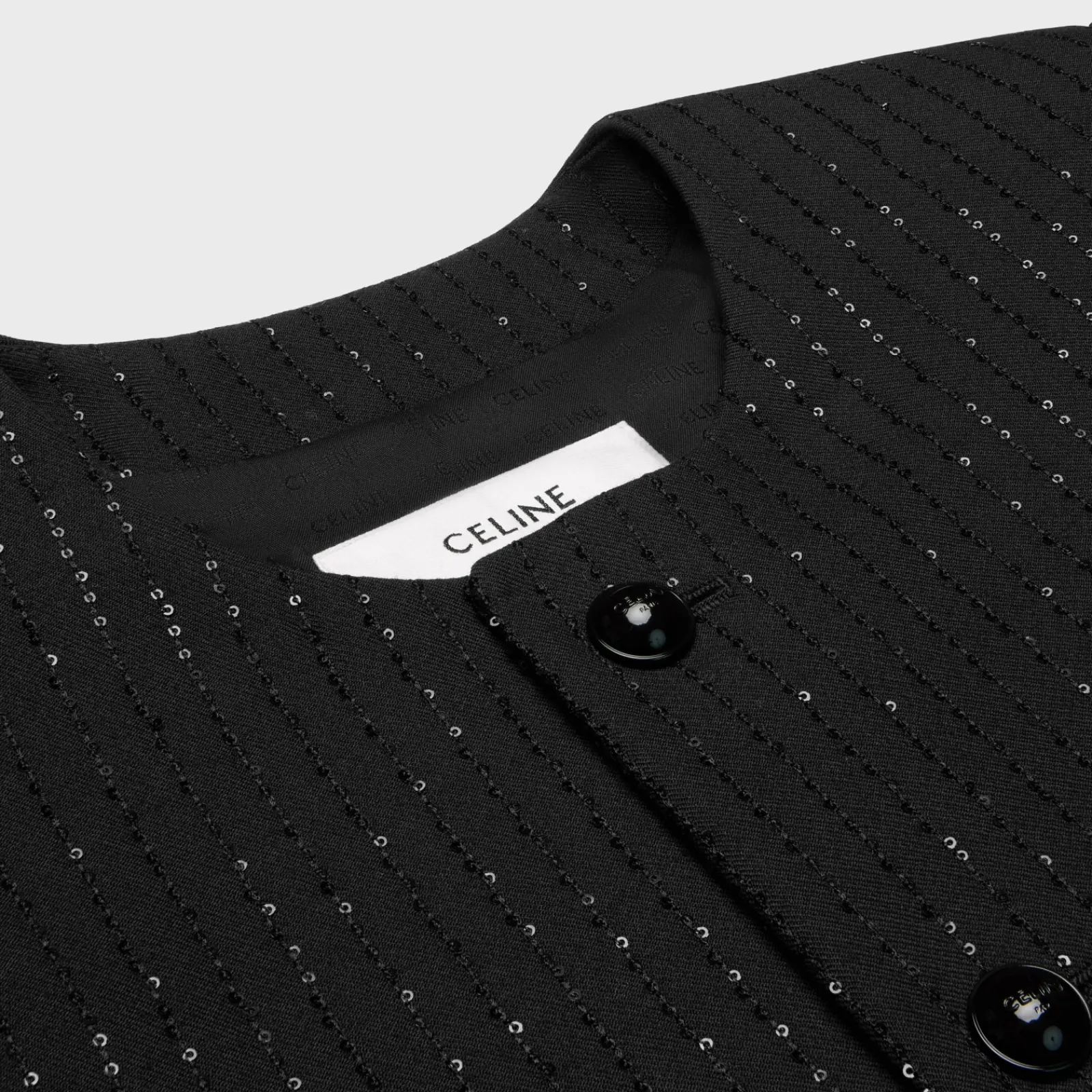 Outlet chelsea jacket with sequins in double faced wool Women Jackets