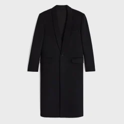 Fashion chesterfield coat in wool cloth Women Coats
