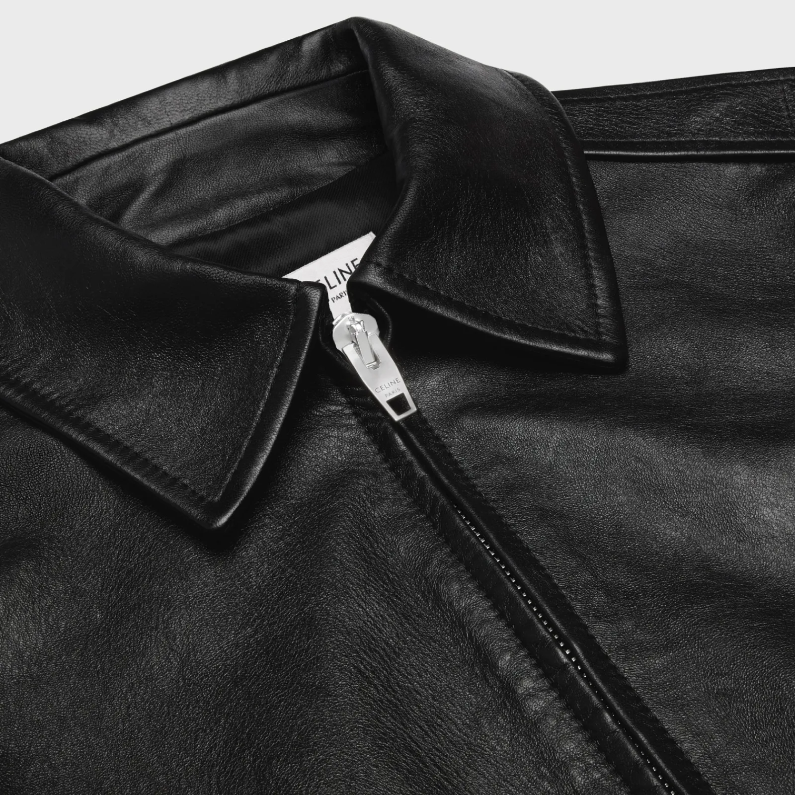 Hot classic aviator blouson jacket in soft lambskin Leather