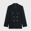 New CLASSIC JACKET IN DIAGONAL WOOL Jackets & Trousers