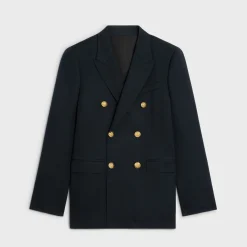 New CLASSIC JACKET IN DIAGONAL WOOL Jackets & Trousers