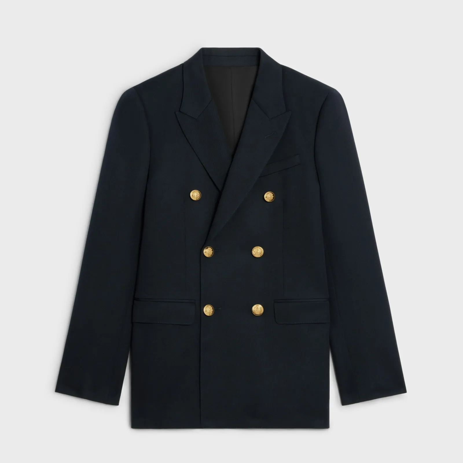 New CLASSIC JACKET IN DIAGONAL WOOL Jackets & Trousers
