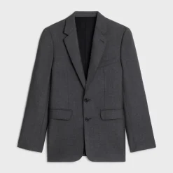 Discount classic jacket in lightweight wool Jackets & Trousers
