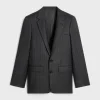 Discount classic jacket in striped flannel Jackets & Trousers
