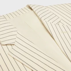 Online classic jacket in striped wool Jackets & Trousers
