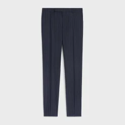 Outlet classic pants in striped cashmere wool Jackets & Trousers