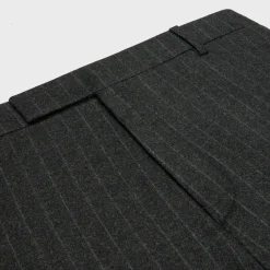 Outlet classic pants in striped flannel Jackets & Trousers