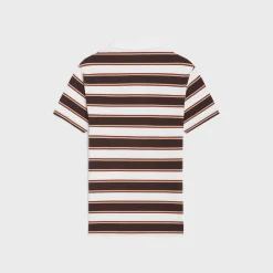 Clearance classic polo shirt in striped cotton jersey T-Shirts And Sweatshirts