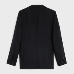 New classic tux jacket in grain de poudre Jackets & Trousers