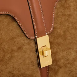 Outlet Classique 16 Bag in SHEARLING AND CALFSKIN Women 16 | Categories·Top-Handle Bags