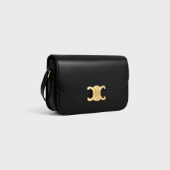 Outlet CLASSIQUE TRIOMPHE BAG in shiny calfskin Women Triomphe | Categories·Cross-Body Bags