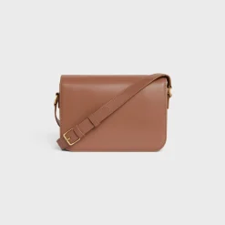 Clearance CLASSIQUE TRIOMPHE BAG in shiny calfskin Women Triomphe | Categories·Cross-Body Bags