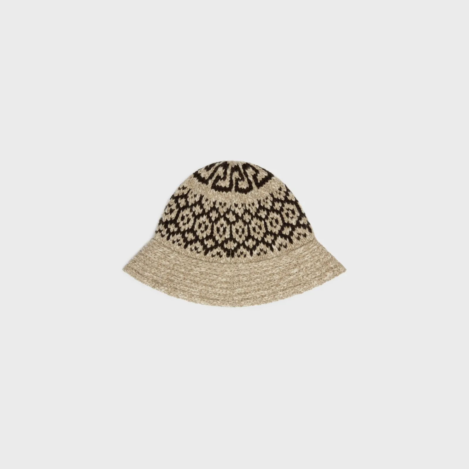 New cloche hat in triomphe fair isle wool Women Beanies And Scarves