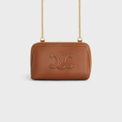 Fashion Clutch on Chain Cuir triomphe in smooth calfskin Women More Lines·Other Lines