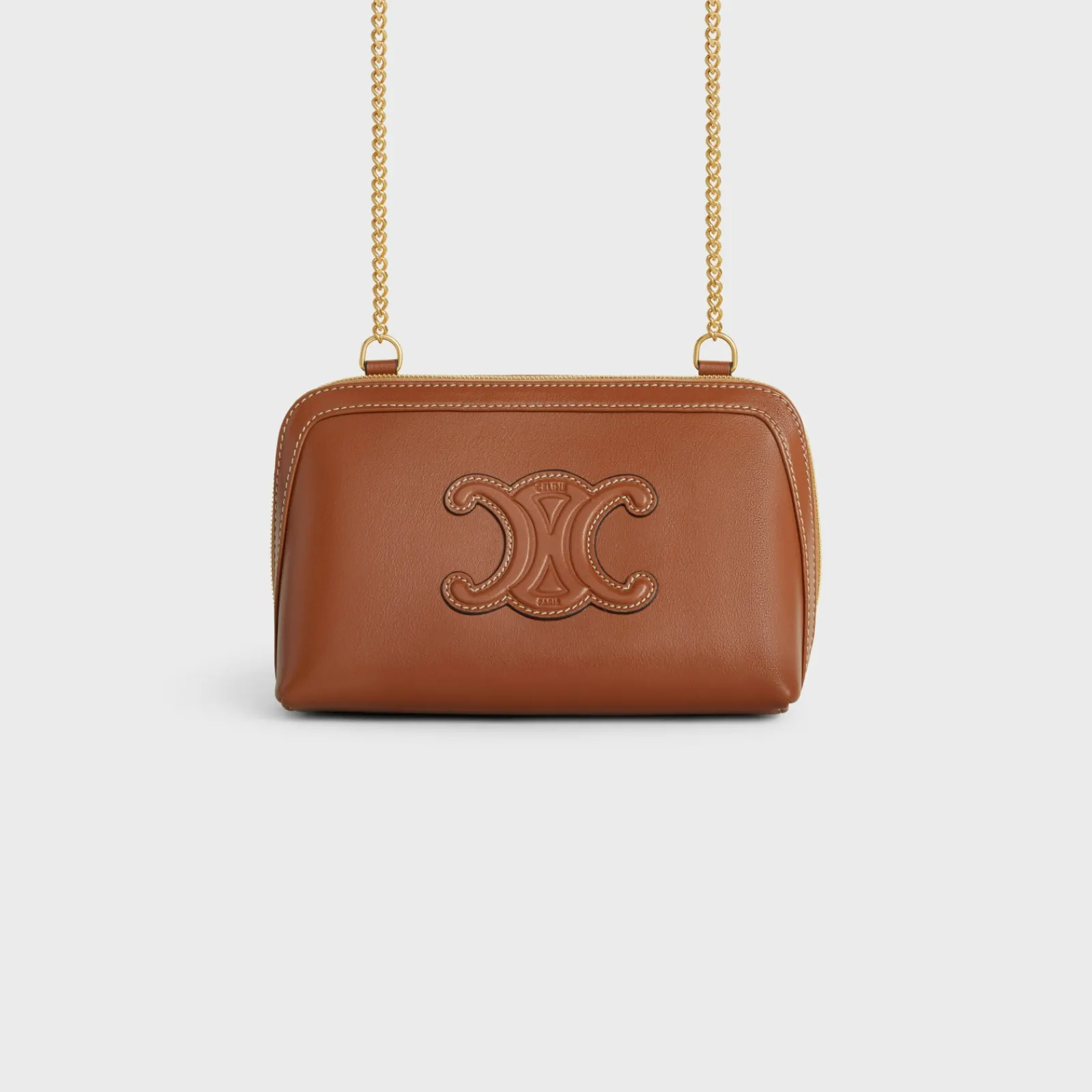Fashion Clutch on Chain Cuir triomphe in smooth calfskin Women More Lines·Other Lines