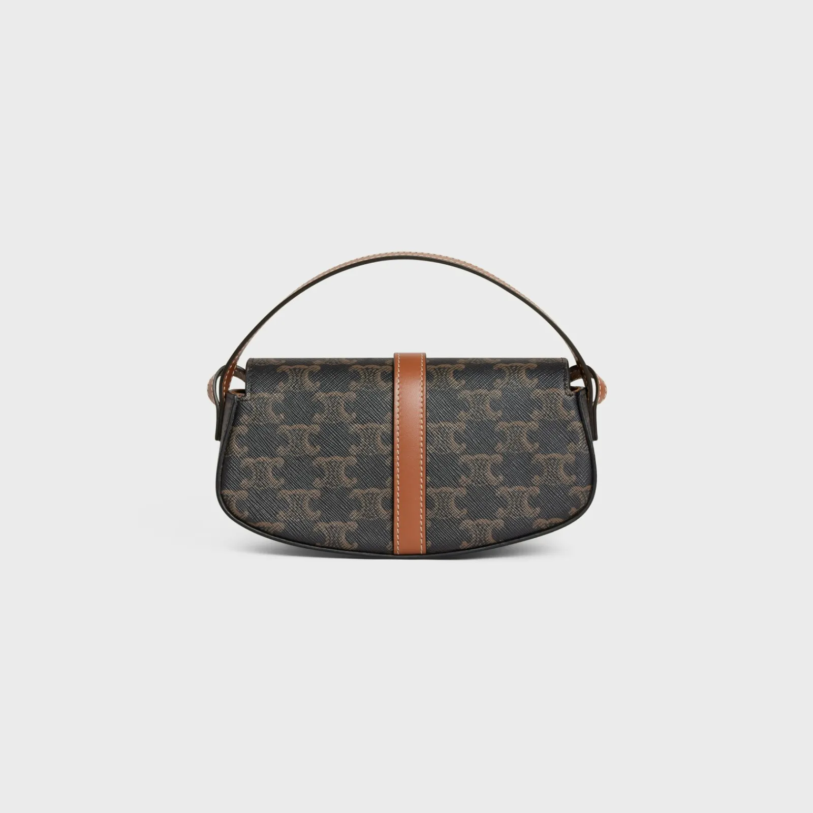 Online CLUTCH ON STRAP TABOU in Triomphe canvas and calfskin Women Triomphe Canvas