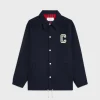 Online coach jacket in double-face wool Coats & Blousons