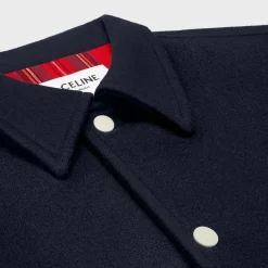 Online coach jacket in double-face wool Coats & Blousons