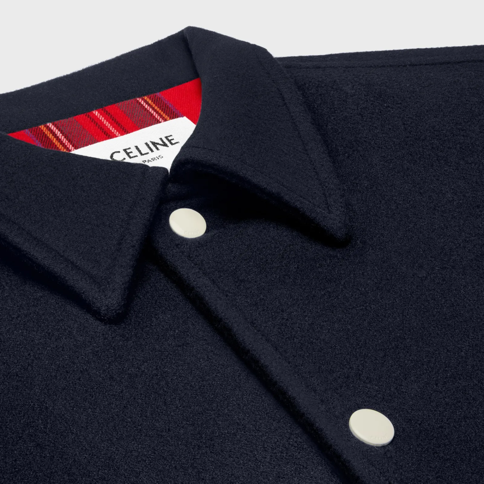 Online coach jacket in double-face wool Coats & Blousons