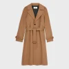 Outlet coat in camel cloth Women Coats