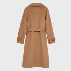 Outlet coat in camel cloth Women Coats