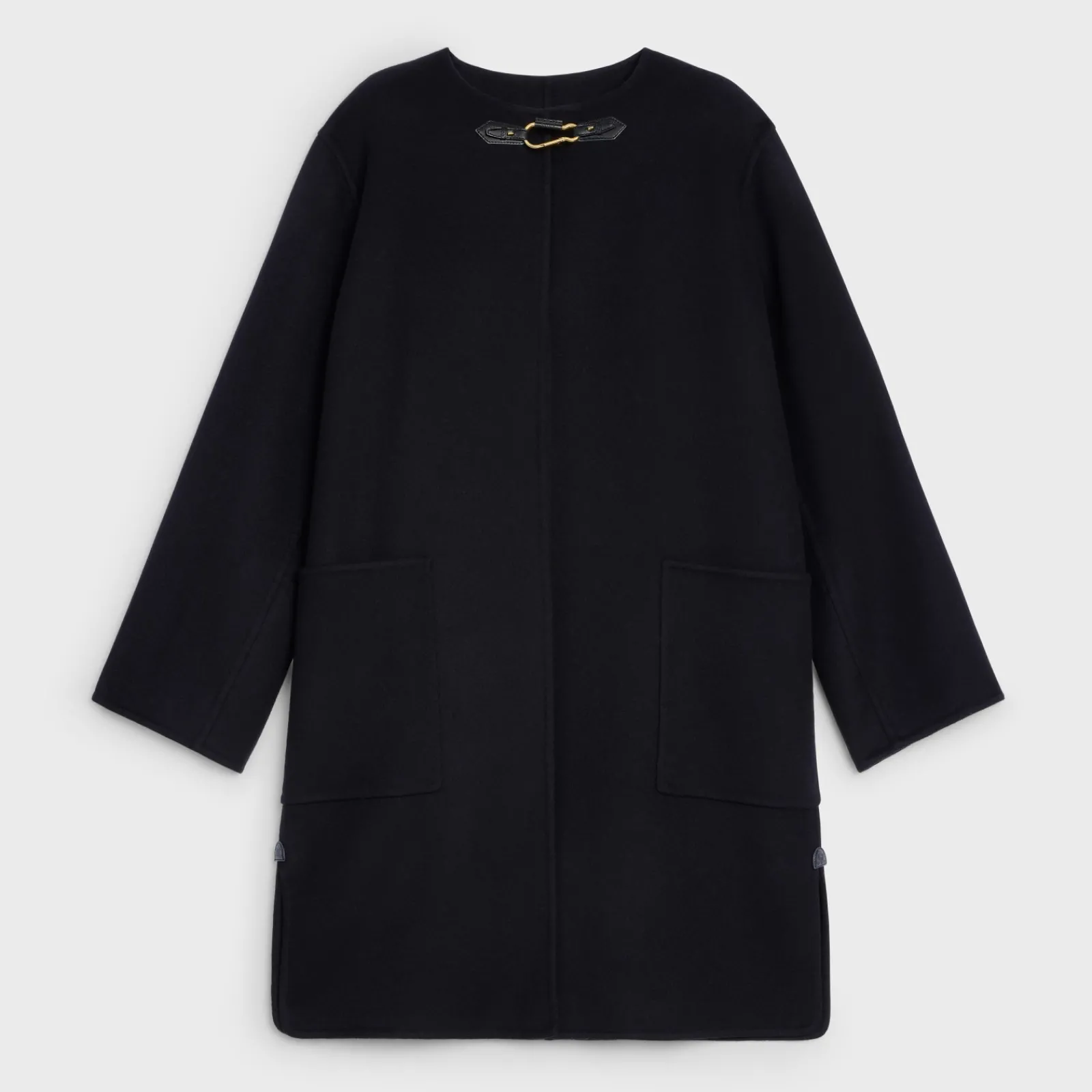 Discount COAT WITH PURE COLLAR IN DOUBLE FACED CASHMERE Women Coats