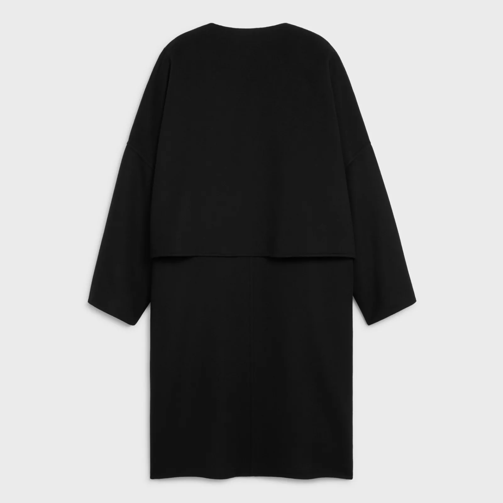 New Coat with pure collar in double face Cashmere Women Coats