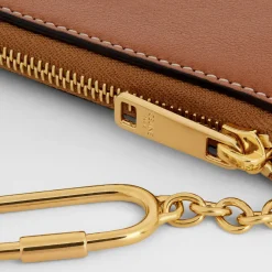 Hot COIN AND CARD POUCH CUIR TRIOMPHE IN SMOOTH CALFSKIN Women More Lines·Cuir Triomphe | Categories·Coin And Card Holders