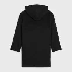Outlet college long parka in double-face wool Coats & Blousons
