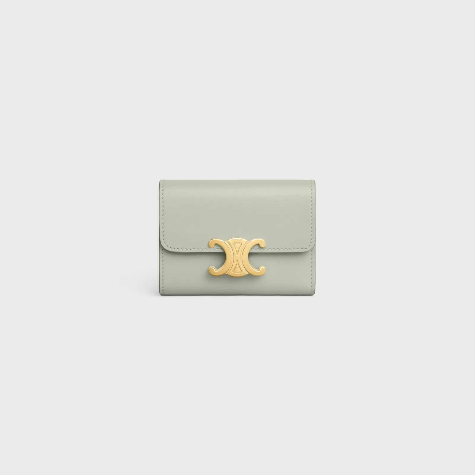 Sale COMPACT WALLET WITH COIN TRIOMPHE in Shiny calfskin Women Triomphe | Categories·Wallets