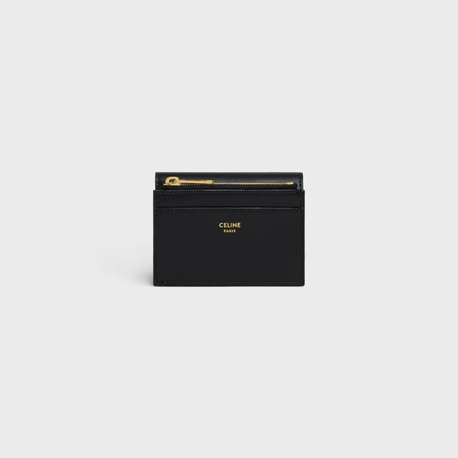 Fashion COMPACT WALLET WITH COIN TRIOMPHE in Shiny calfskin Women Triomphe | Categories·Wallets