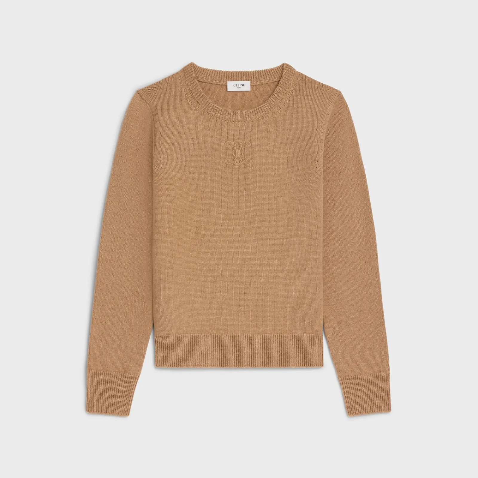 Best crew neck sweater in heritage cashmere Women Knitwear