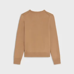 Best crew neck sweater in heritage cashmere Women Knitwear