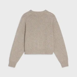 Clearance CREW NECK SWEATER IN SEAMLESS CASHMERE Women Knitwear