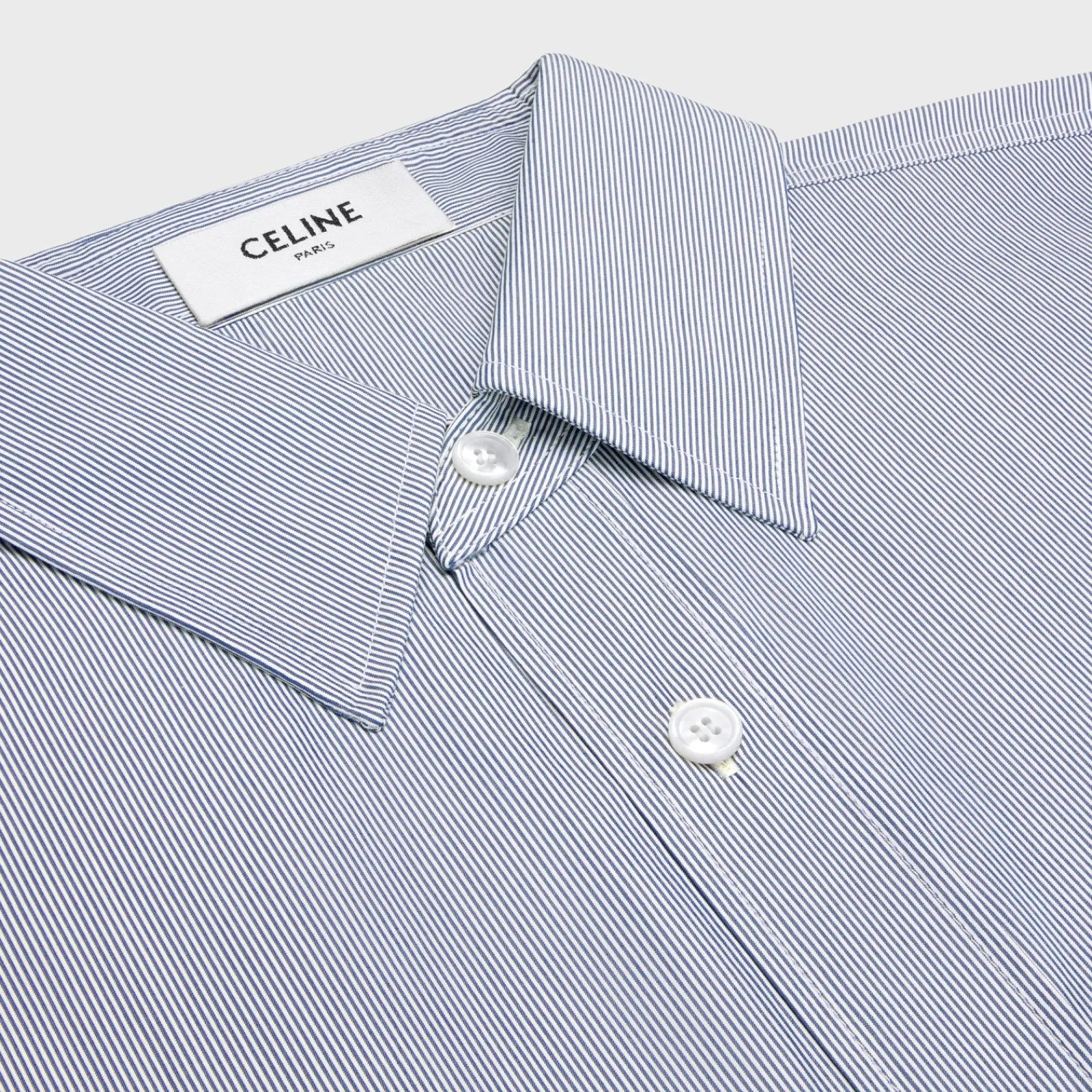 New cropped shirt in striped cotton and silk Women Shirts And Tops