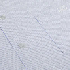Hot cropped shirt in striped cotton poplin Women Shirts And Tops