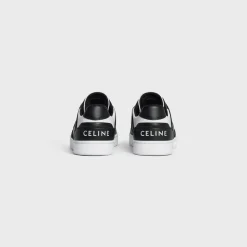 Sale CT-04 Low Lace-Up Sneaker Calfskin WHITE / BLACK Sneakers