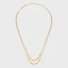 New Cœur Double Necklace in Brass with Finish Women Other Lines | Categories·Necklaces