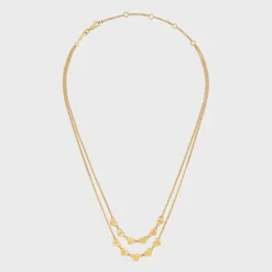New Cœur Double Necklace in Brass with Finish Women Other Lines | Categories·Necklaces